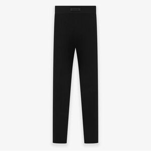 Essentials Black Ribbed Leggings (Fear of God)